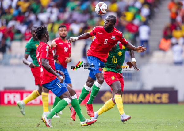 FULL TIME AFCON2021 QUARTER-FINALS: GAMBIA 0-2 CAMEROON, DOUALA