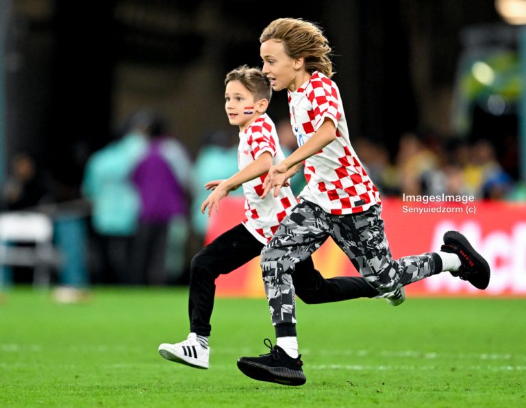 FIFA WORLD CUP 2022: Ema Modrić, Sofia Modrić,Ivano Modrić  & Friends Take Over FIFA Pitch In Qatar